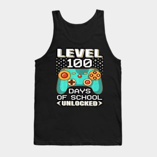 100 Days School Video 100th Day Teacher Student Kids Tank Top